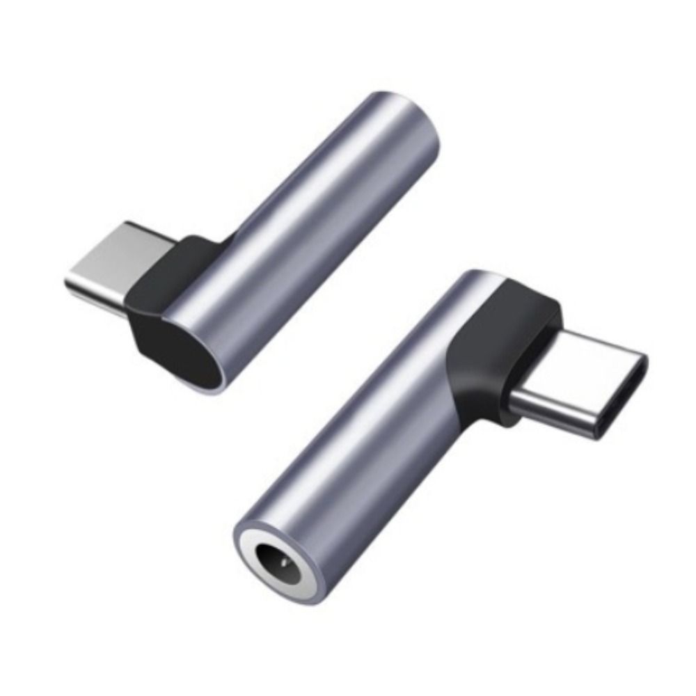 Type-C To 3.5mm Headphone Adapter Right Angle Audio Earphone Adapter Usb C Mini Wired Headset Type C Converter