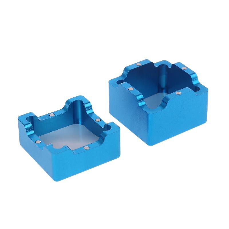 Porta stecca da biliardo tascabile porta gesso mini stecca portatile in alluminio gessetti per piscina