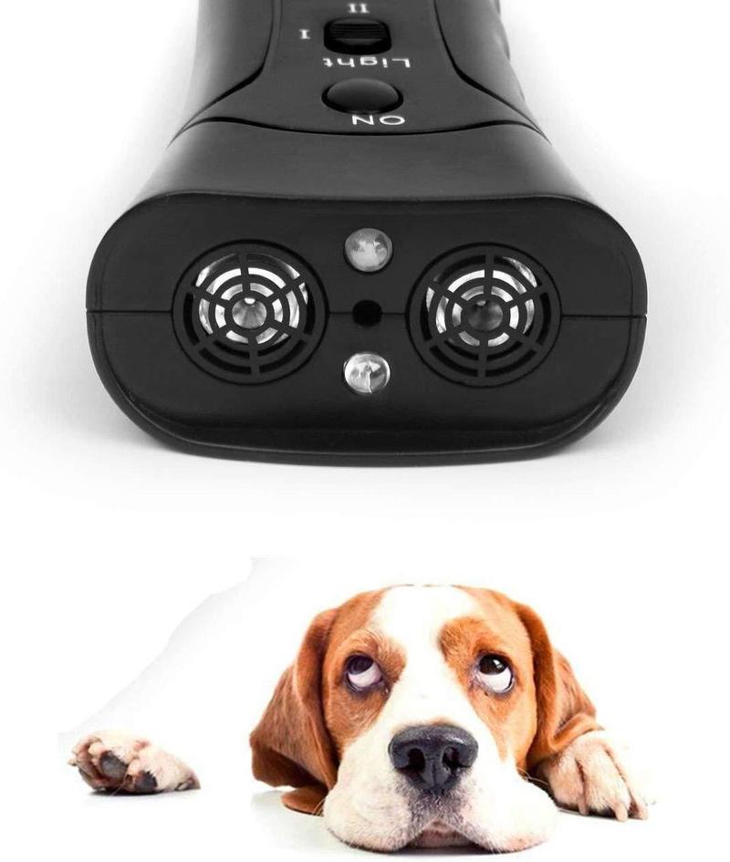 Stopp Bark Training Gerät Pet Hund Repeller Anti Bellen Trainer LED Ultraschall Anti Bellen Ultraschall Ohne Batterie
