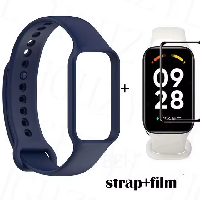 Offizielles Armbinde für Amazfit Band 7, Sport-Handgelenk-Ersatzarmband, weich, für Amazfit Band 7, Sport-Armbinde-Zubehör: Kohle schwarz