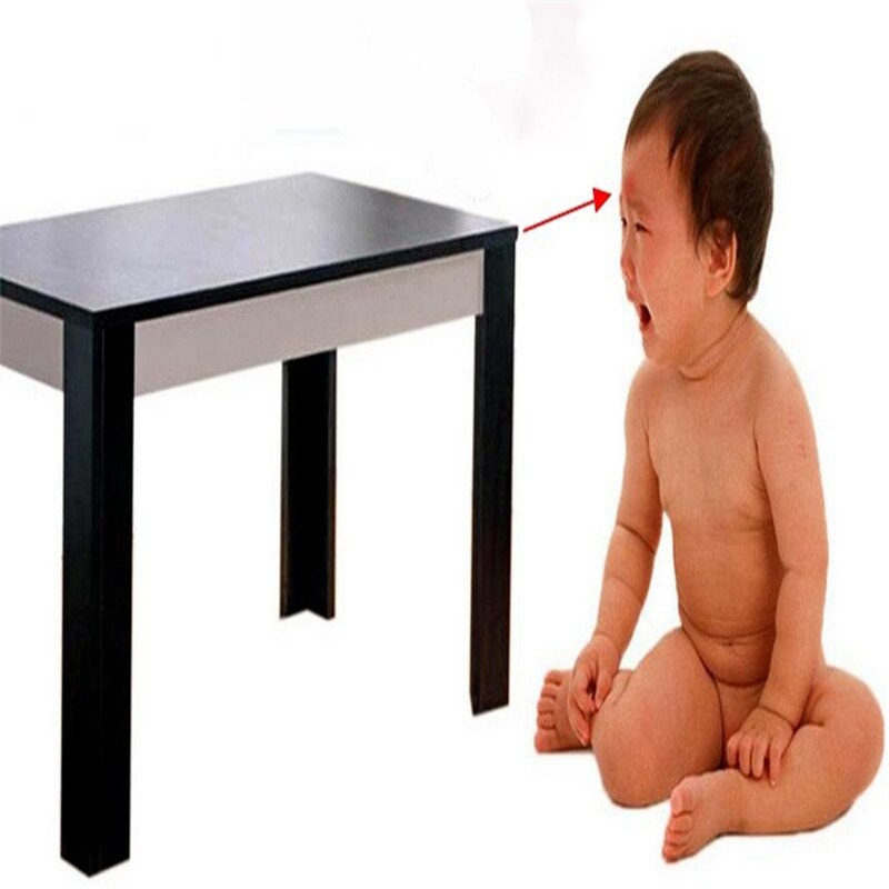Protectores de esquina y ángulo de mesa de escritorio de espuma con forma de , seguridad para niños y bebés, 10 unids/lote, aTRQ0256