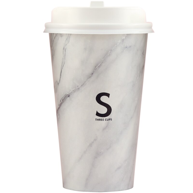 Paquets créatifs en papier pour café | Tasse à café jetable, boisson chaude à emporter 500ml thé au lait, boisson, tasses d'emballage de jus avec couvercles