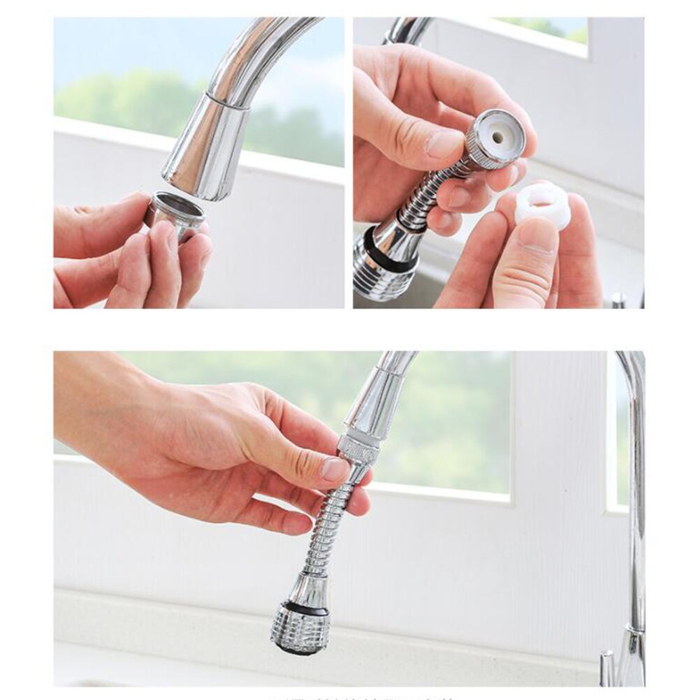 Kitchen Faucet Water Saving High Pressure Nozzle Tap Adapter Bathroom Sink Spray Bathroom Shower Rotatable Accessories #20