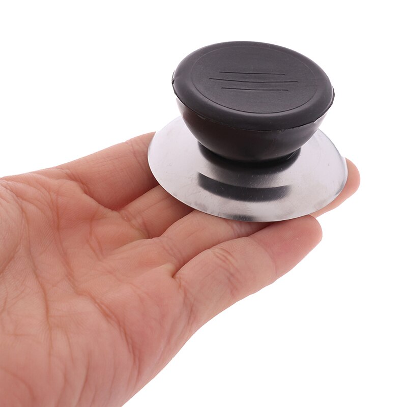 Universal Kitchen Lid Handle Cookware Part Black Lid Knob Handle Replacement Knob Screw Handle Kitchen Accessories Tool