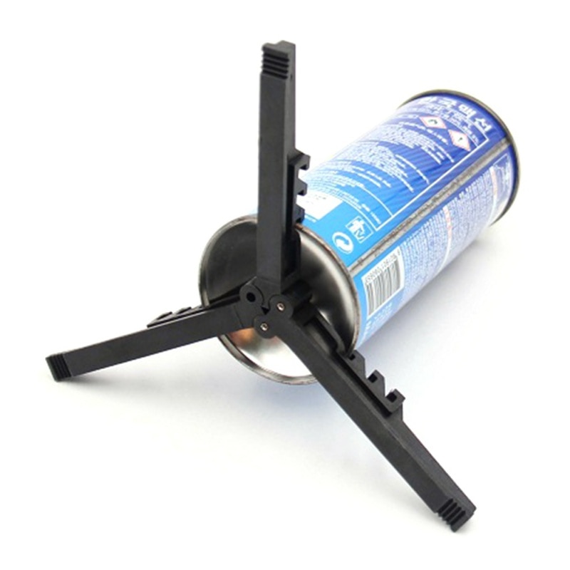 Outdoor Camping Gas Tank Stove Base Holder Cartridge Canister Tripod Braket Bottle Shelf Tilting Prevention Stand