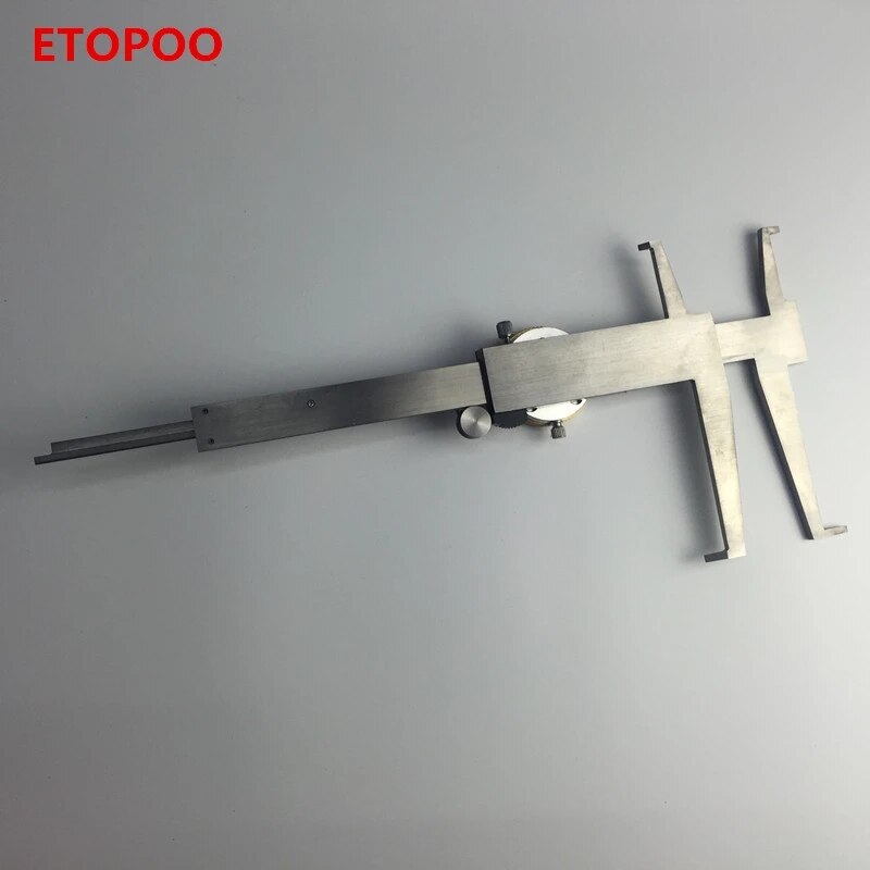 Calibrador Vernier con ranura interior, 9-150mm, 0,02mm, acero inoxidable, herramienta con doble garra