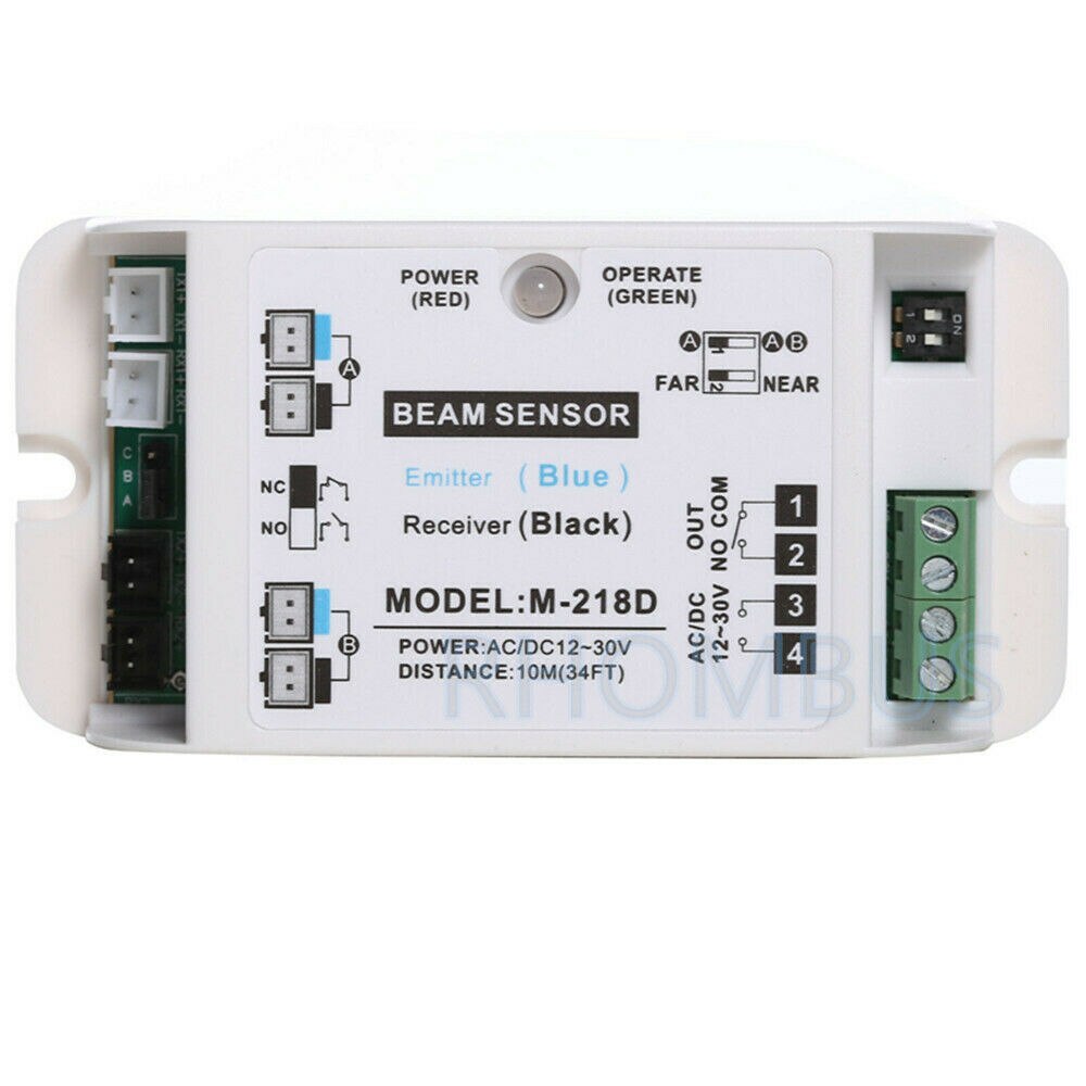 Safety Photoelectric double Beam Sensor Detector f/Auto-Door Control/Safety Beam sensor