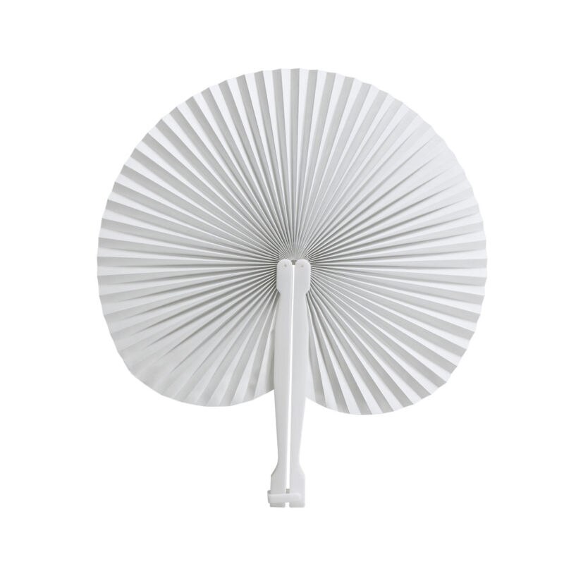 Abanicos plegables de mano para manualidades de papel, 60 piezas, ventilador de papel plegable Circular para boda, , accesorios de actuación