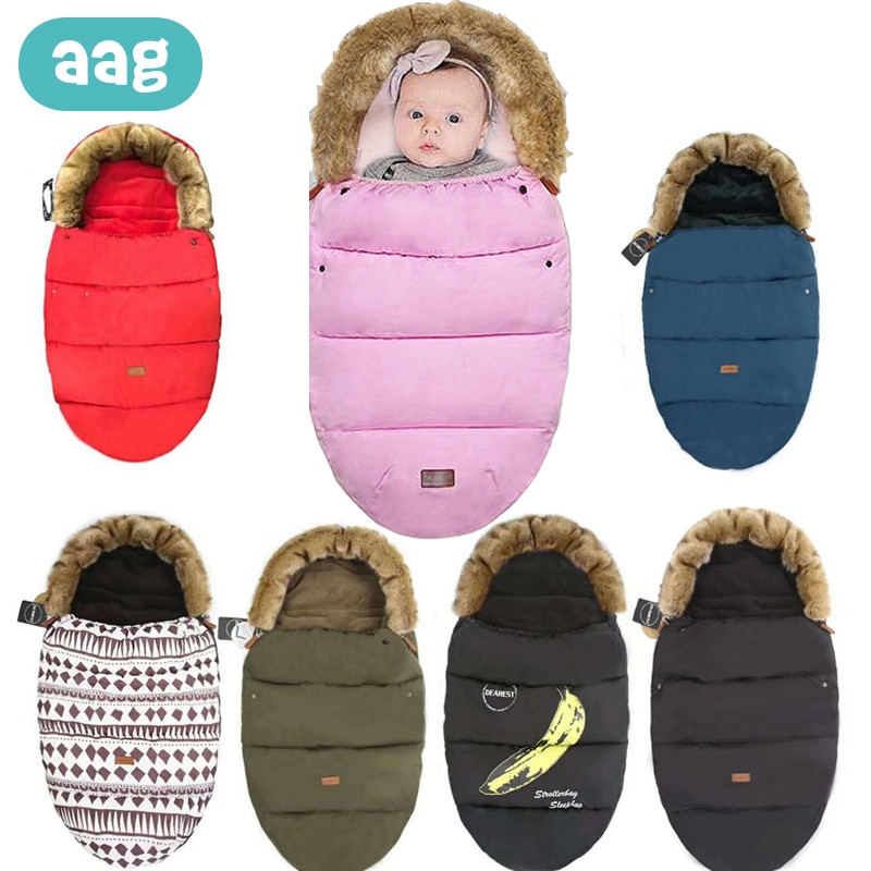 AAG Envelope for Discharge in a Stroller Baby Sleeping Bag Diaper Cocoon for Newborns Maternity Hospital Discharge Kit