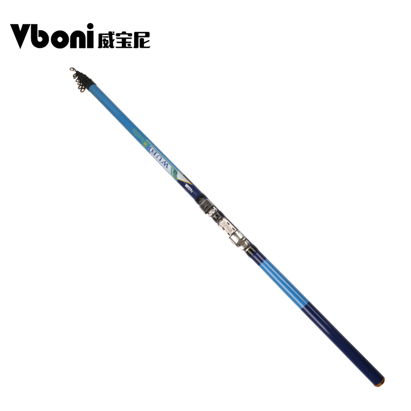 Kolfiber resa spinning karp fiskespö 2.7m-6.3m teleskopiska havsfiskespön ultralätt fiske polevboni
