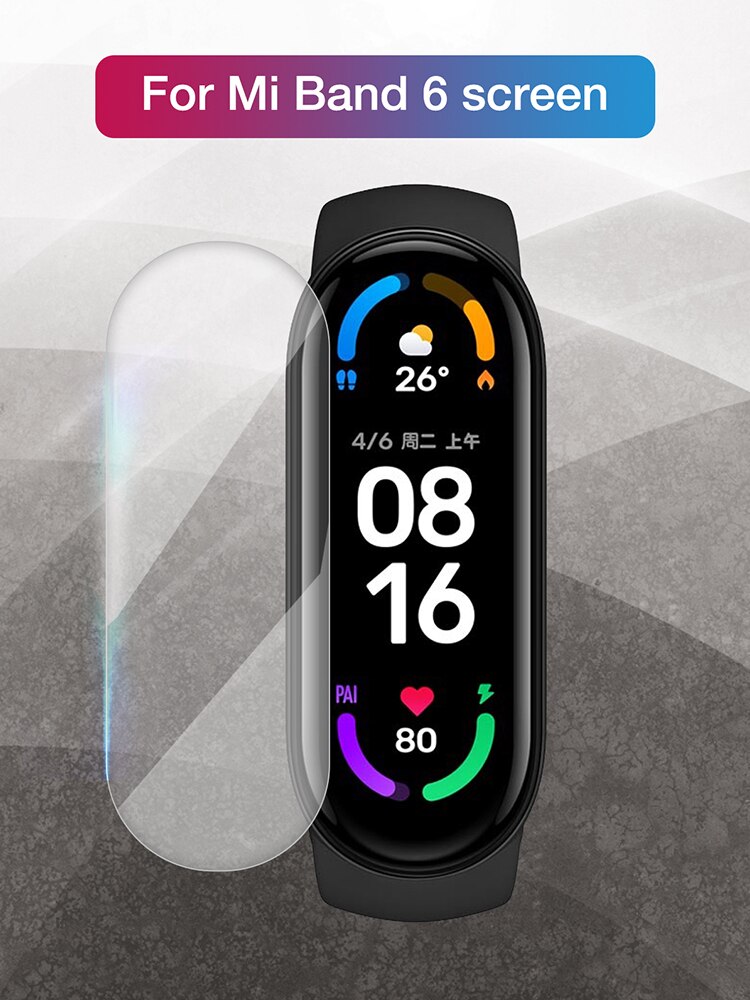 Set Tpu High Definition Nano Zachte Film Voor Mi Band 5 Zachte Flexibele Volledige Dekking Screen Protector Clearity Scratch-slip