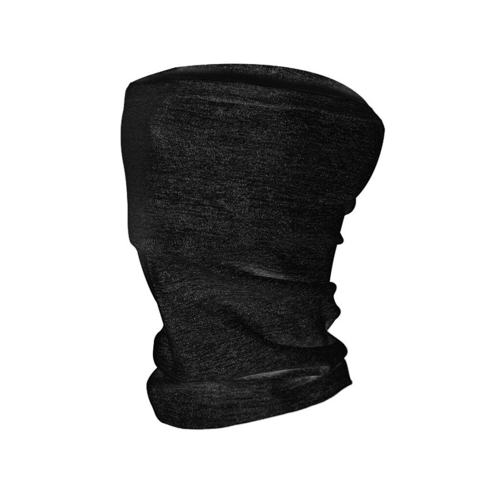 Chip de filtro para ciclismo al aire libre, protección UV, Collar a prueba de polvo, pañuelo mágico multifuncional, bufanda, funda para la cara y el cuello: Black Bandana Only