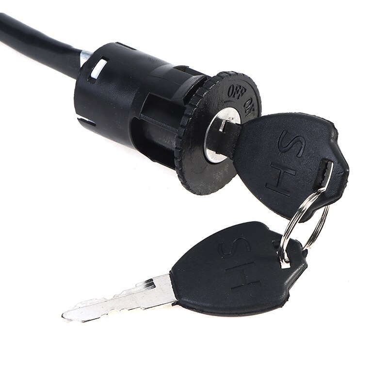 Interrupteur d'allumage clé de verrouillage de puissance universel vélo électrique vélo Portable anti-poussière pièces de cyclisme pour Scooter électrique
