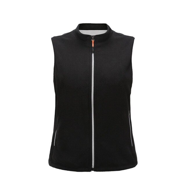 Black Xxxl Elektrische Vest Verwarmde Jas Comprimeren Body Warmer Thermische 3 Niveaus Passen Temperatuur Verwarmd 5 Verwarming Gebieden: L