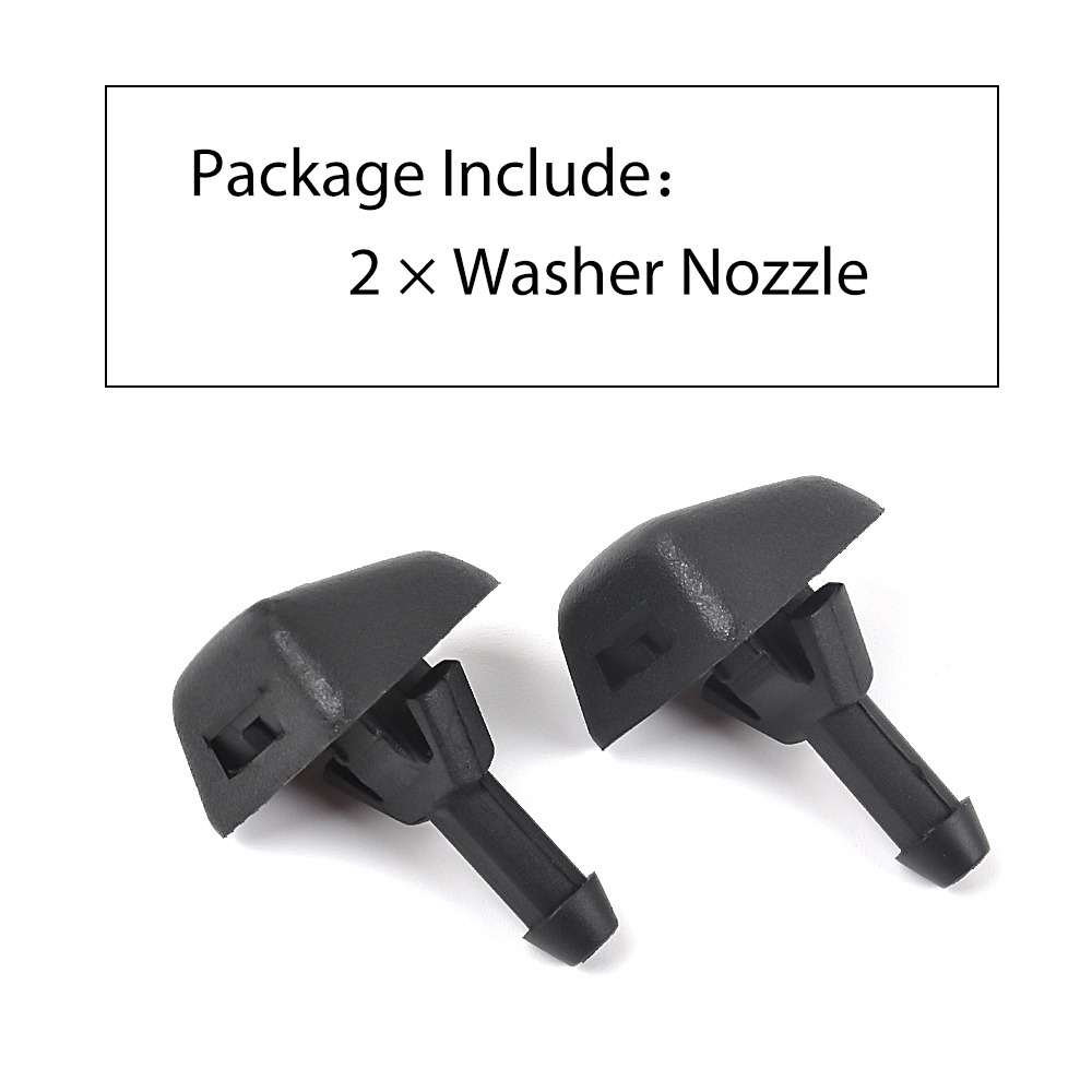 Partsworld 2PCS Front Windshield Washer Nozzles for 2003 Volvo XC90 Replaces OEM : 30655605 Spray Jet Kit