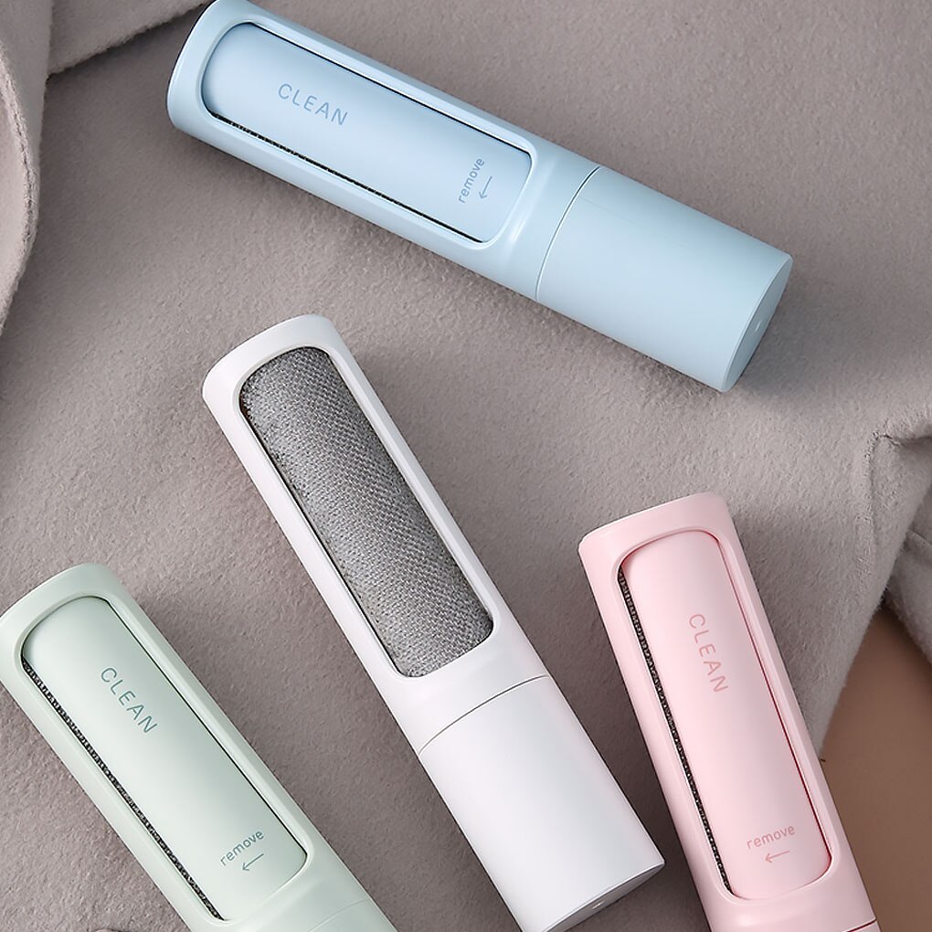 1pc Static Brush Pet Hair Lint Remover Float Fur Cleaning Brushes Reusable Roller Device Dust Brush Electrostatic Dust Cleaner