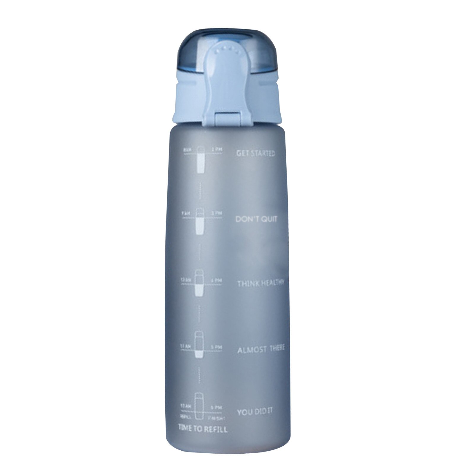 Fitness Sport Flasche innovativ Beweggründe 32 UNZEN Raum Tasse Kreative Farbverlauf Material Springenden Wasser Tasse Außen: matt Blau