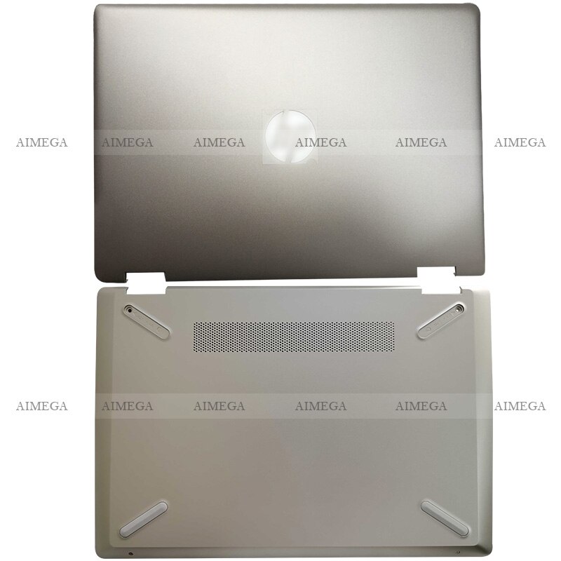 Cubierta trasera LCD para portátil HP Pavilion X360 14-DH 14-DH003TU, bisel frontal, bisagras, cubierta inferior L52880-001 oro