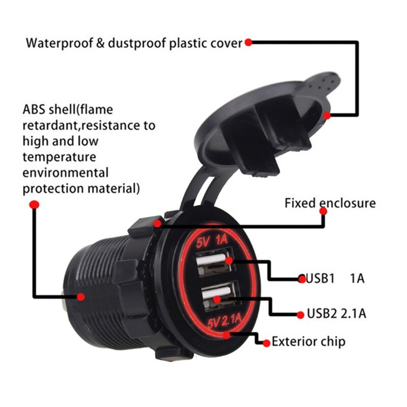 Prise allume-cigare de voiture pour Nissan x-trail T32 Rogue Qashqai Teana Altima Murano Juke Almera Sentra