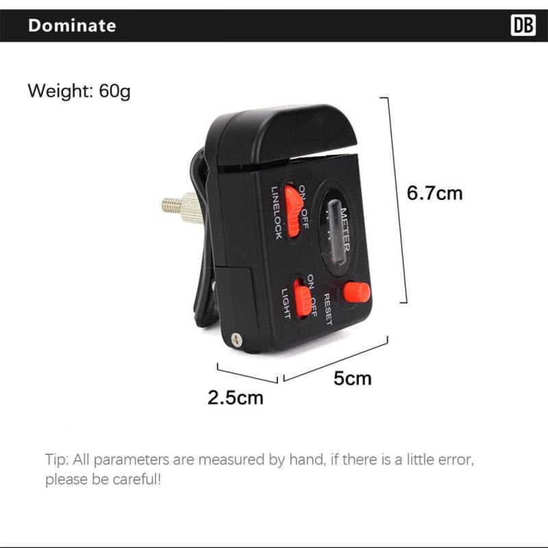 Fishfinder Mechanische Handmatige Vislijn Lengte Teller Vislijn Teller Vislijn Teller Vlot Vissen Lengte Meter