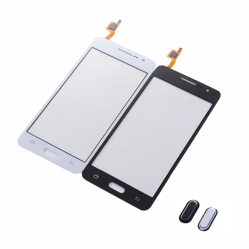 Voor Samsung Galaxy Core 2 SM-G355H G355 4.5 Inch Touch Screen Digitizer Voor Glas Panel + 3M Tape + home Button Return Key