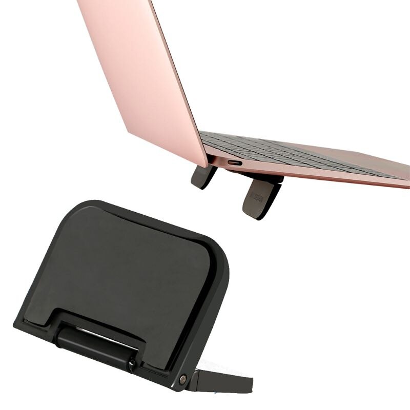 2Pcs Notebook Cooling Beugel Laptop Stand Cooler Radiator Houder Opvouwbaar Voor MacBook Air Mac Book Pro Desk Stand Tablet mount