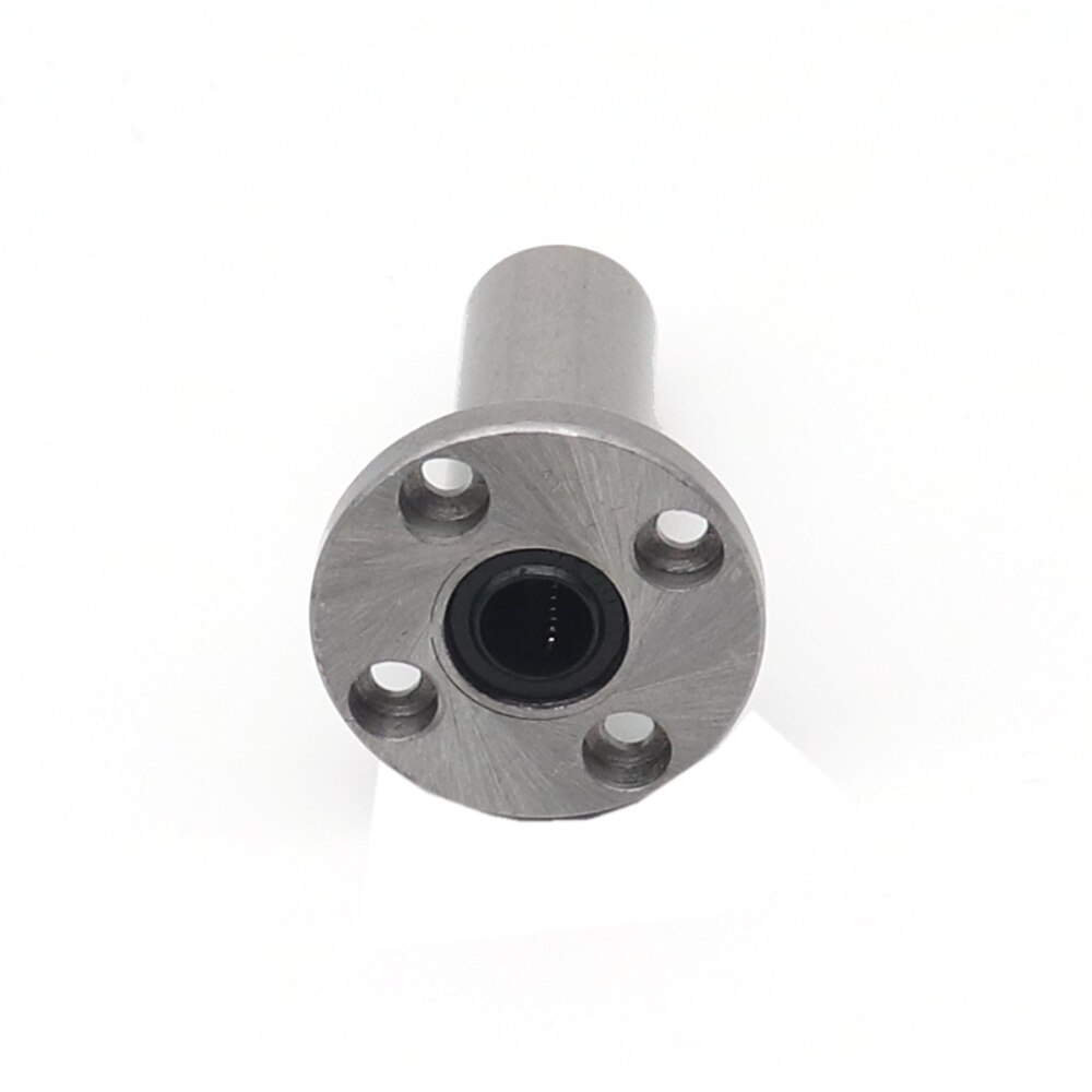 Round Flange 6mm Coupling Linear Motion Bearing 4PCS LMF6LUU Long 4 Hole Flange