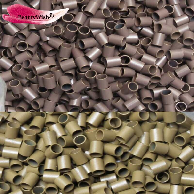 Copper Micro Rings Micro Ring Beads 1000Units Black Straight Copper R... – Grandado