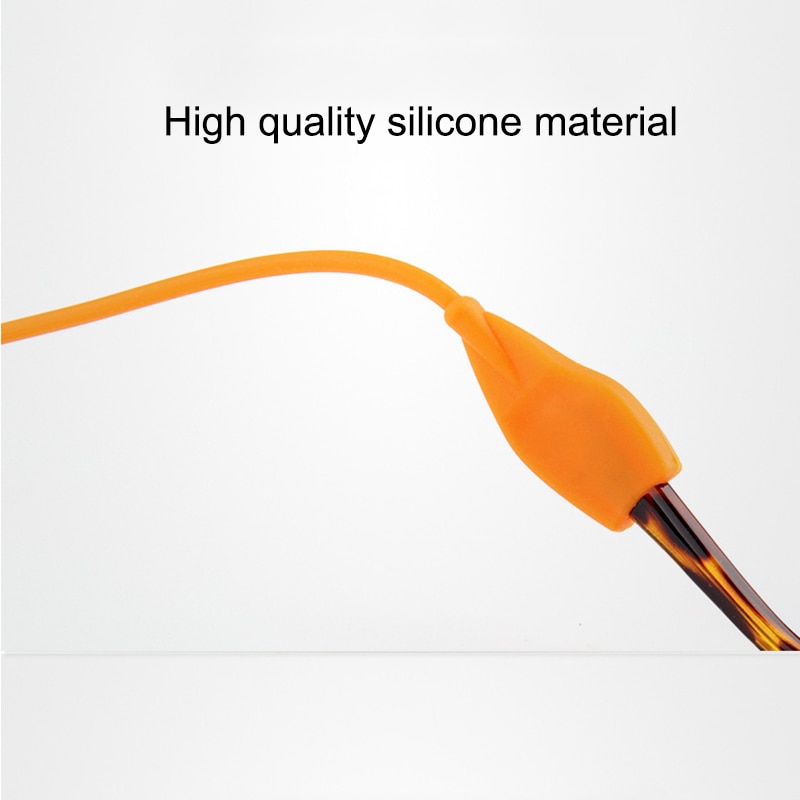 56cm Süssigkeit Farbe Elastische Silikon Brillen Riemen Sonnenbrille Kette Sport Anti-Unterhose Schnur Gläser Seile Band Kabel Halfter DOD