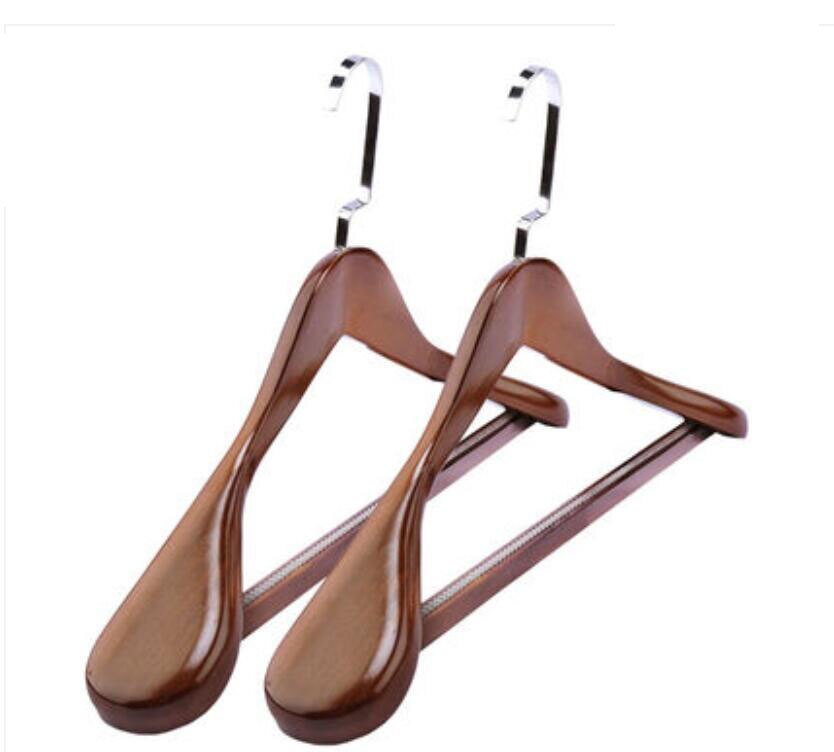 4 teile/los 40/44/45 cm männer und frauen massivholz breite-schulter kleidung Gestell kleidung speicher anzug Gestell ohne Sporn Anti-Schleudern: 40cm  B