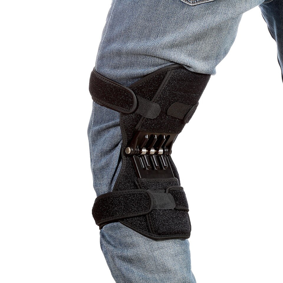 Power Lift Knee Protector Joint Support Knee Pads Breathable Non-Slip Knee Pads Rebound Spring Force Knee Booster Leg Protector