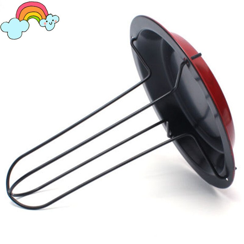 Rvs Rechtop Kip Koffiebrander Rack Met Kom Tin Non-stick Koken Tools Bakken Pan Barbecue Grillen Bbq Accessoires