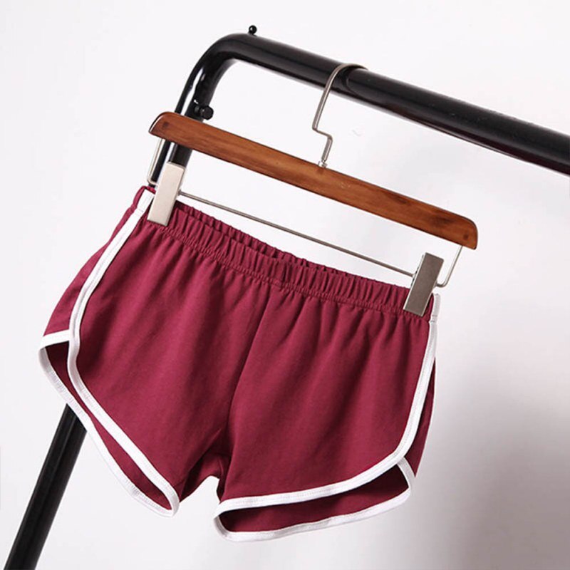 Summer Street Shorts Women Elastic Waist Short Pants Women All-match Loose Solid Soft Cotton Casual Short Femme