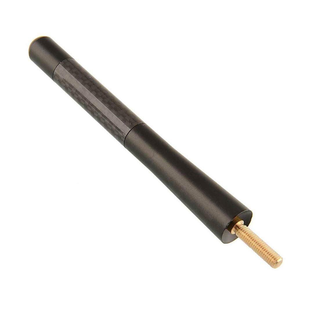 Carbon Radio Stubby Fiber Black Aluminum Alloy Screw Mast 4.7 inch Antenna for 1984 thru 2001 Jeep Cherokee XJ