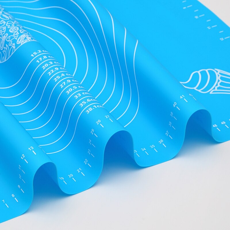 Oversized Siliconen Non-stick Kneden Deeg Maken Gebak Antislip Mat Met Schaal Siliconen Snijplank Keuken Tool