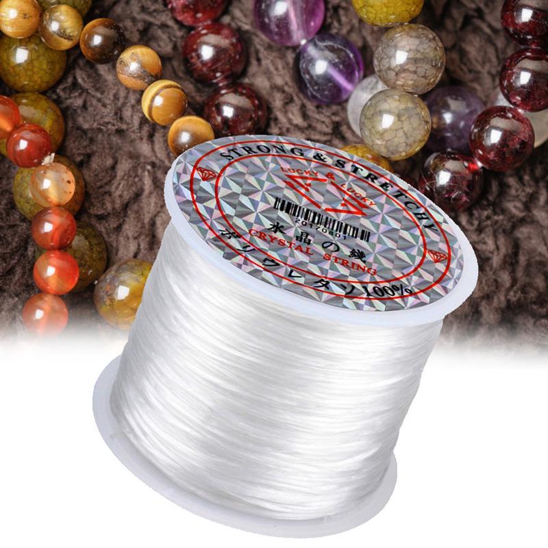 60M/Roll Sterke Elastische Crystal Frezen Cord 1Mm Voor Armbanden Stretch Discussie String Ketting Diy Sieraden Maken cords Lijn