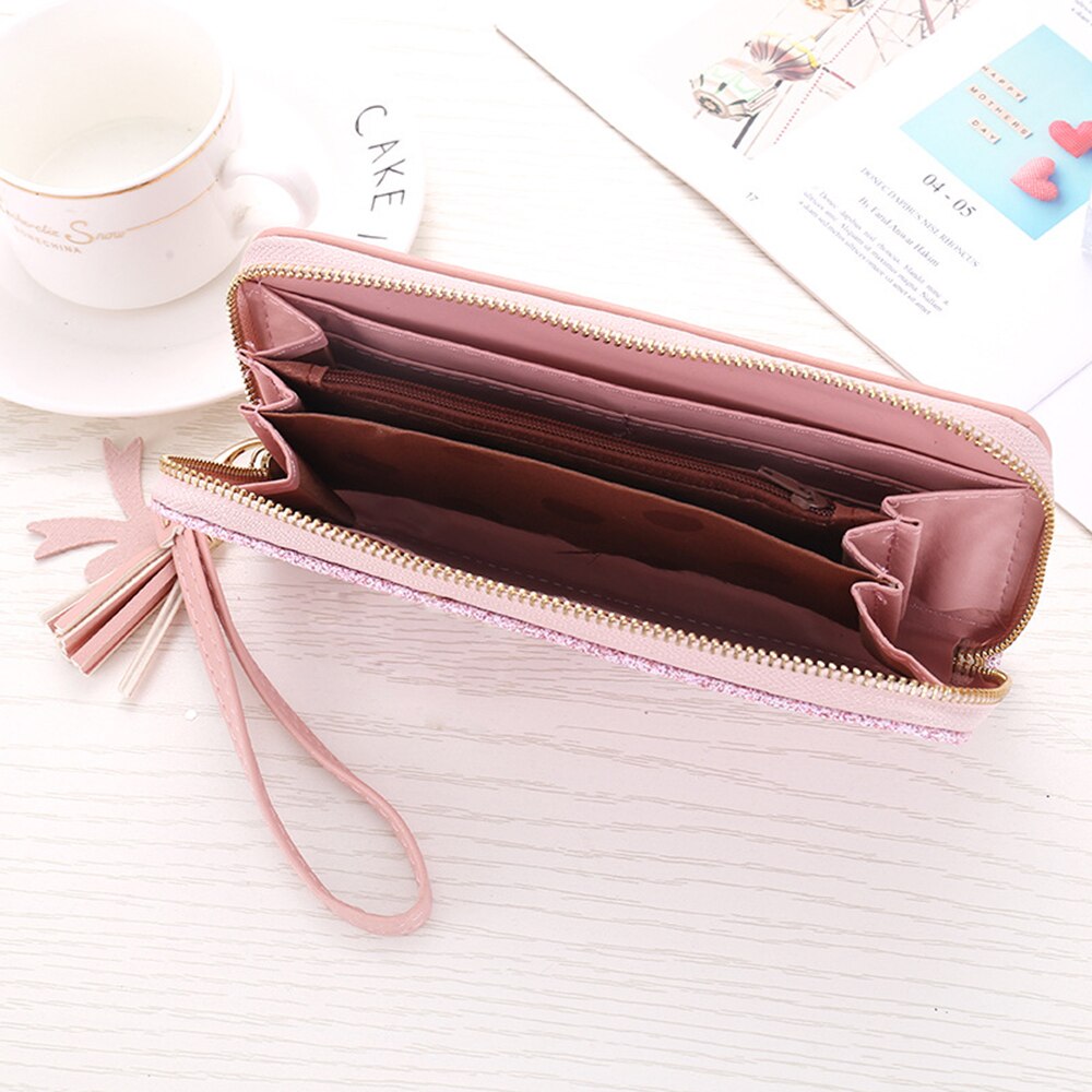 Lovertjes Patchwork Glitter Wallet Voor Vrouwen Lange Pu Lederen Portemonnee Clutch Vrouwelijke Grote Capcity Portefeuilles