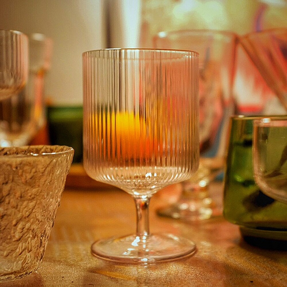 Origami Style Glass Cup Transparent Tea Coffee Mug Ice Beer Cup Heat Resistant Insulated Glass Cup Milk Juice Mug