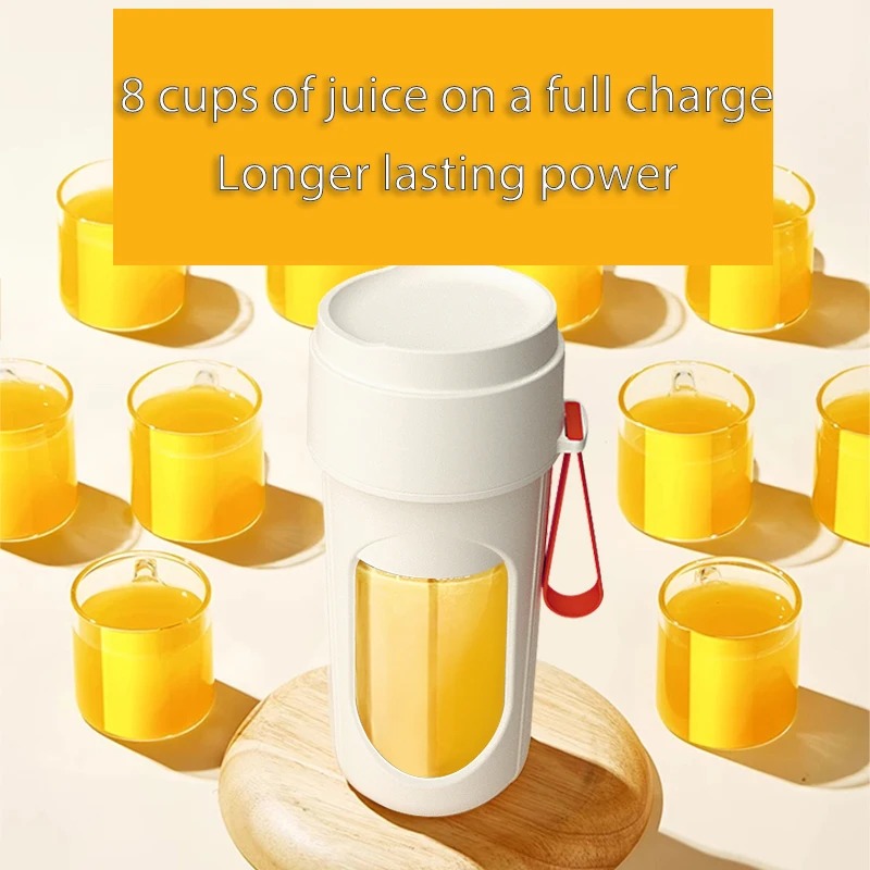 Exprimidor inalámbrico portátil de 12 hojas, pequeño exprimidor de frutas multifuncional, exprimidor, taza exprimidora eléctrica doméstica