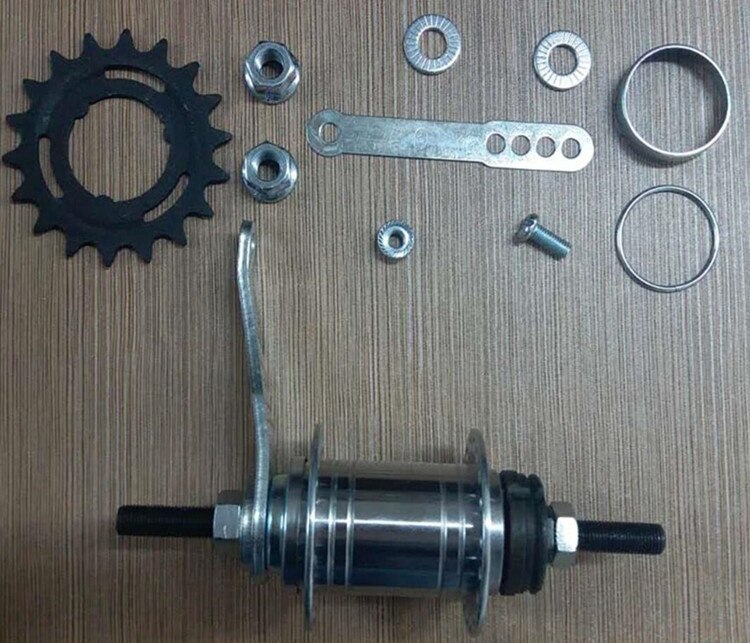 Quando cykelnav single speed cykel fodbremse 32 huller hub cykel hub tilbehør backstage hub: Hvid