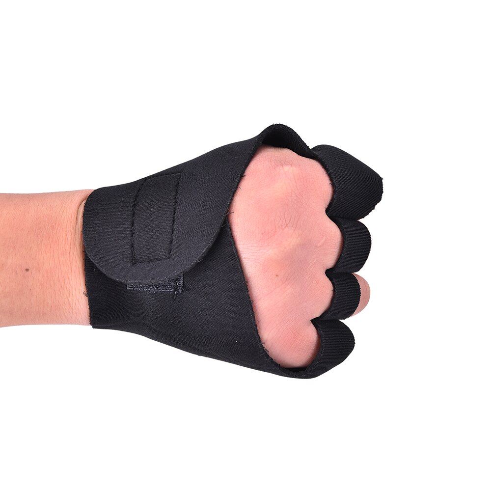 1 paire haltérophilie fitness gants antidérapants musculation entraînement équipement de protection noir gants de protection demi-doigt gants