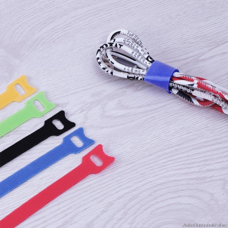 Tiras de Velcro reutilizables para envolver cables, cintas de Cable con cremallera, varios colores, surtido de tiras ajustables, , 8 unidades, 15 unidades