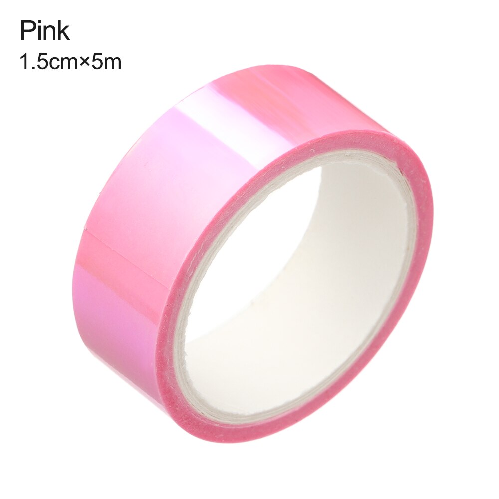 stamping tape Gold and silver colour DIY Scrapbooking Adhesive Tape Stationery Christmas Diary Decorative Tape 15mm*5M: 15mm5m pink
