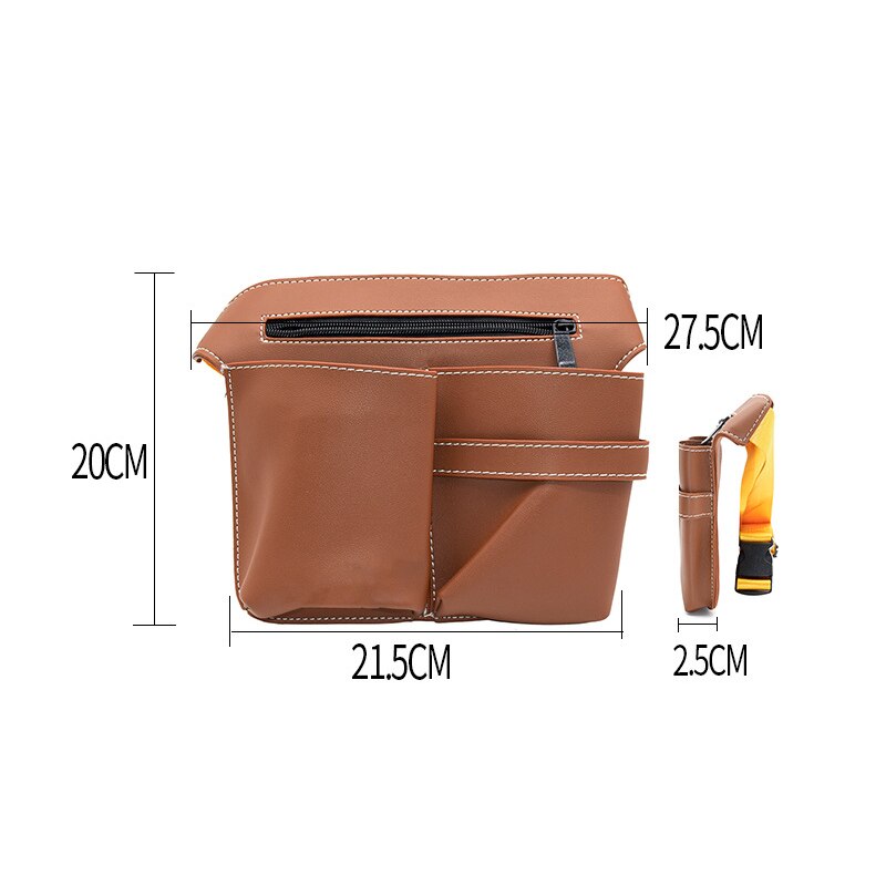 Lederschere Tas - Friseur Haarstylist Werkzeugtasche - PU Leder Hülle