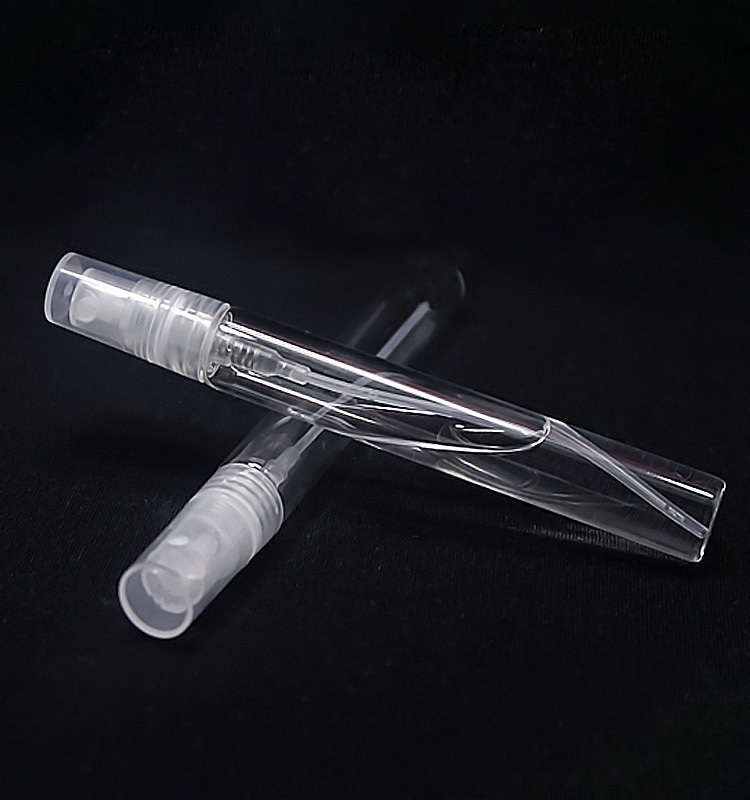 2ml 3ml 5ml 10ml klar tom glass sprayflaske prøveglass hetteglass bærbar mini parfyme forstøver gjenfyllbar