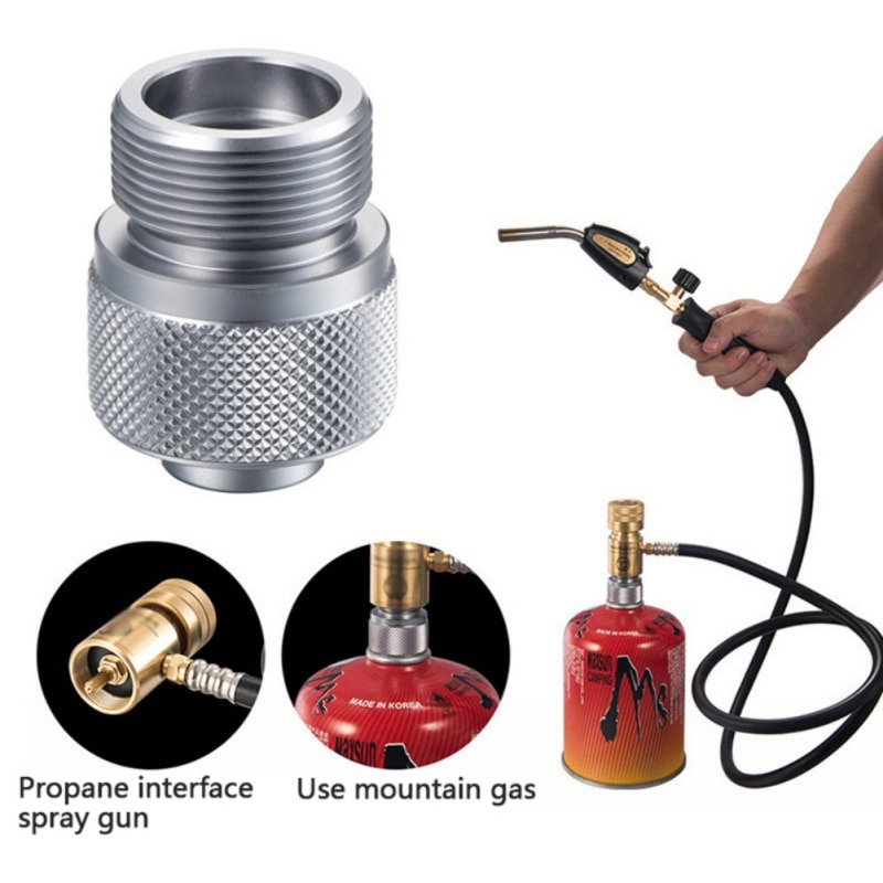 Outdoor Camping Gas Converter Lindal Bus naar Groen Propaan Tank of MAPP Gas Adapter Camping Kachel LPG Braze