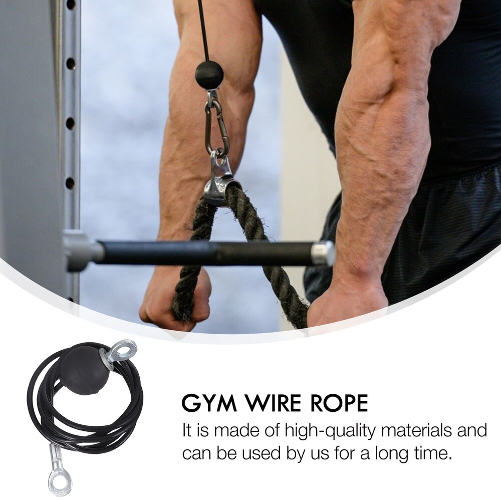 Rubber Coated Wire Rope Gym Wire Cable Practical Fitness Steel Wire Cable