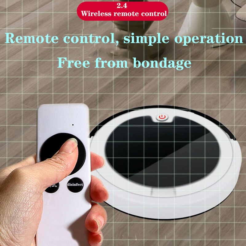 wireless Remote Control Robot Vacuum Cleaner Auto Sweeping Suction 3-In-1 Hair Home Dry Wet Mopping Auto Cleaning Robot