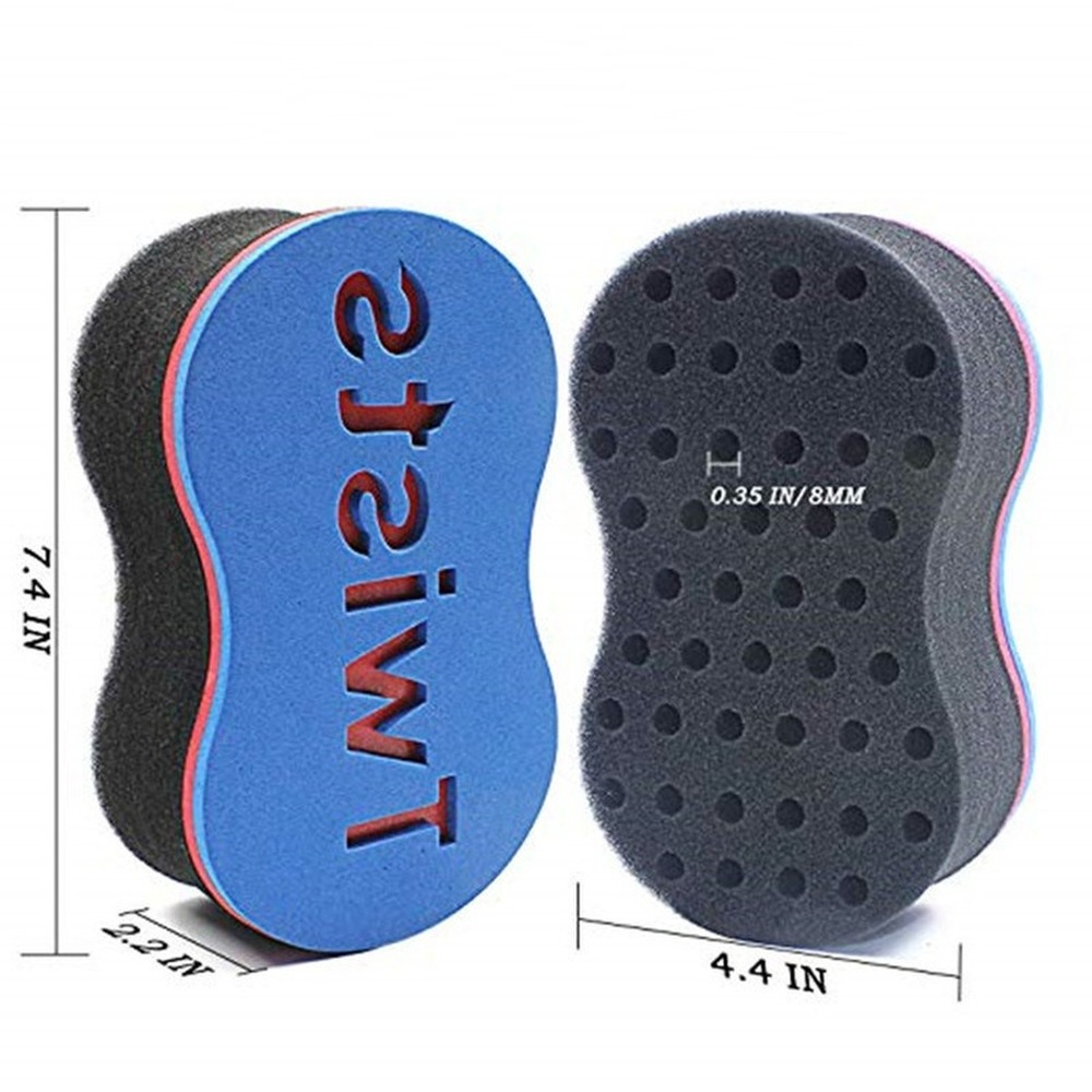 Hair Sponge Brush Magic Barber Twist Curl Sponge Dreads Locking Afro Coil Comb Tornado Care Tool