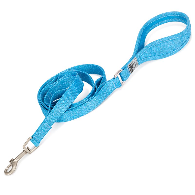 Truelove-Correa de cuerda ecológica para perro, correa de seguridad reciclada de liberación rápida para mascotas pequeñas y medianas, transpirable, para entrenamiento de perros y caminar: Blue / M
